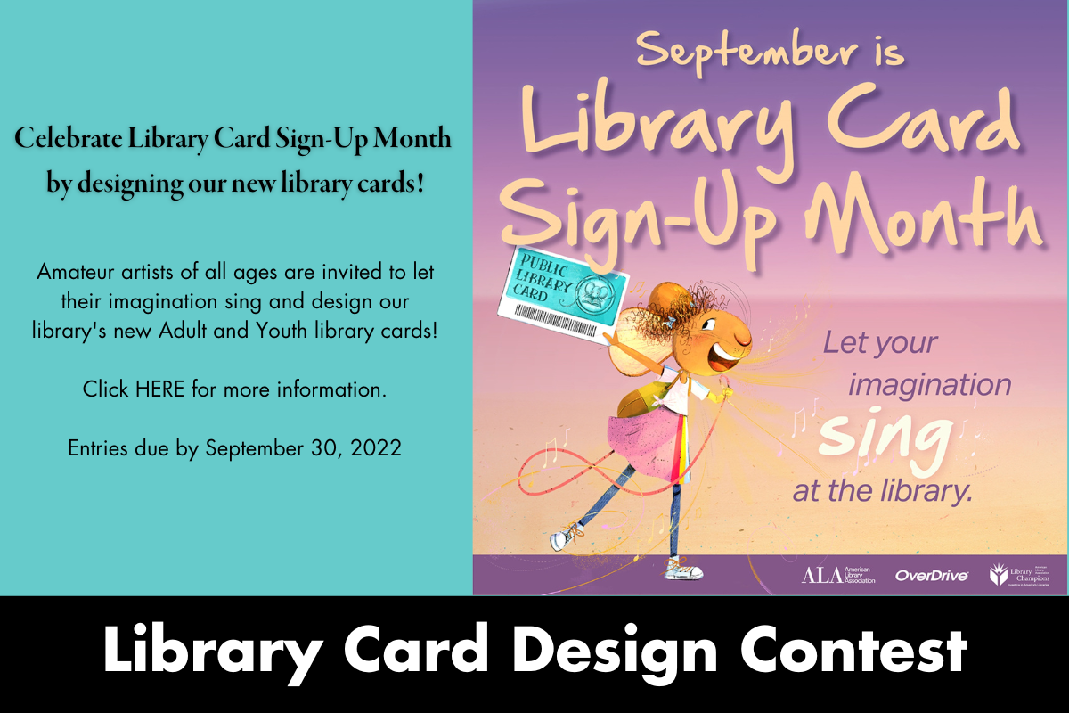 Library Card Design Contest September 2022